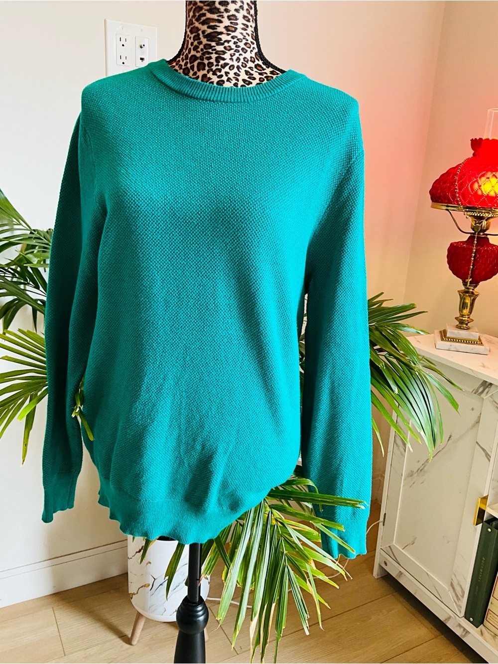 Teal Knit Sweater - Picture 5 of 8